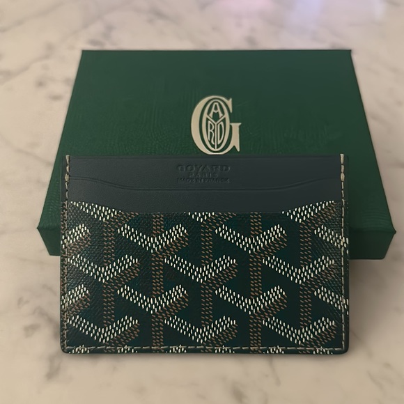 Goyard Accessories Goyard Cardholder Green Poshmark